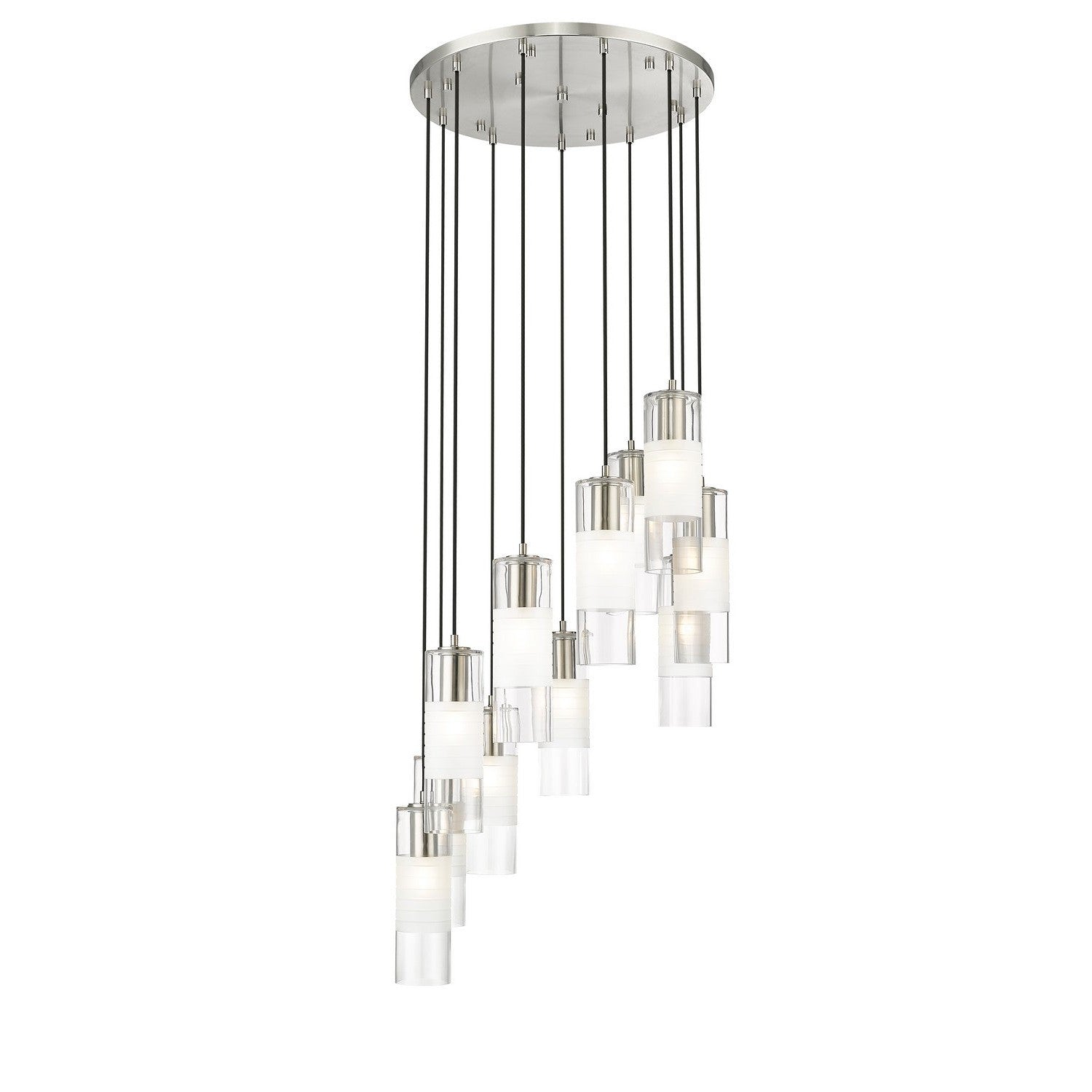 Z-Lite - 824P-11R-BN - 11 Light Chandelier - Alton - Brushed Nickel