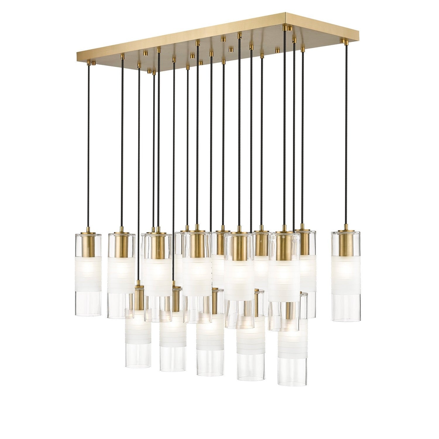 Z-Lite - 824P-17L-MGLD - 17 Light Linear Chandelier - Alton - Modern Gold