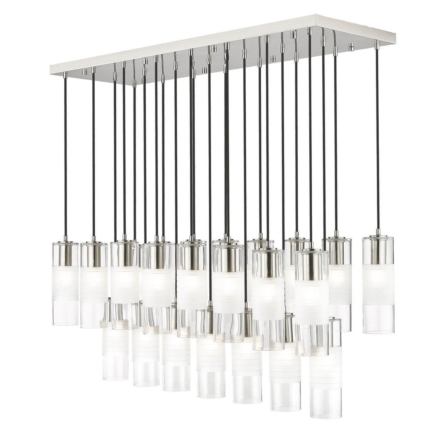 Z-Lite - 824P-23L-BN - 23 Light Linear Chandelier - Alton - Brushed Nickel