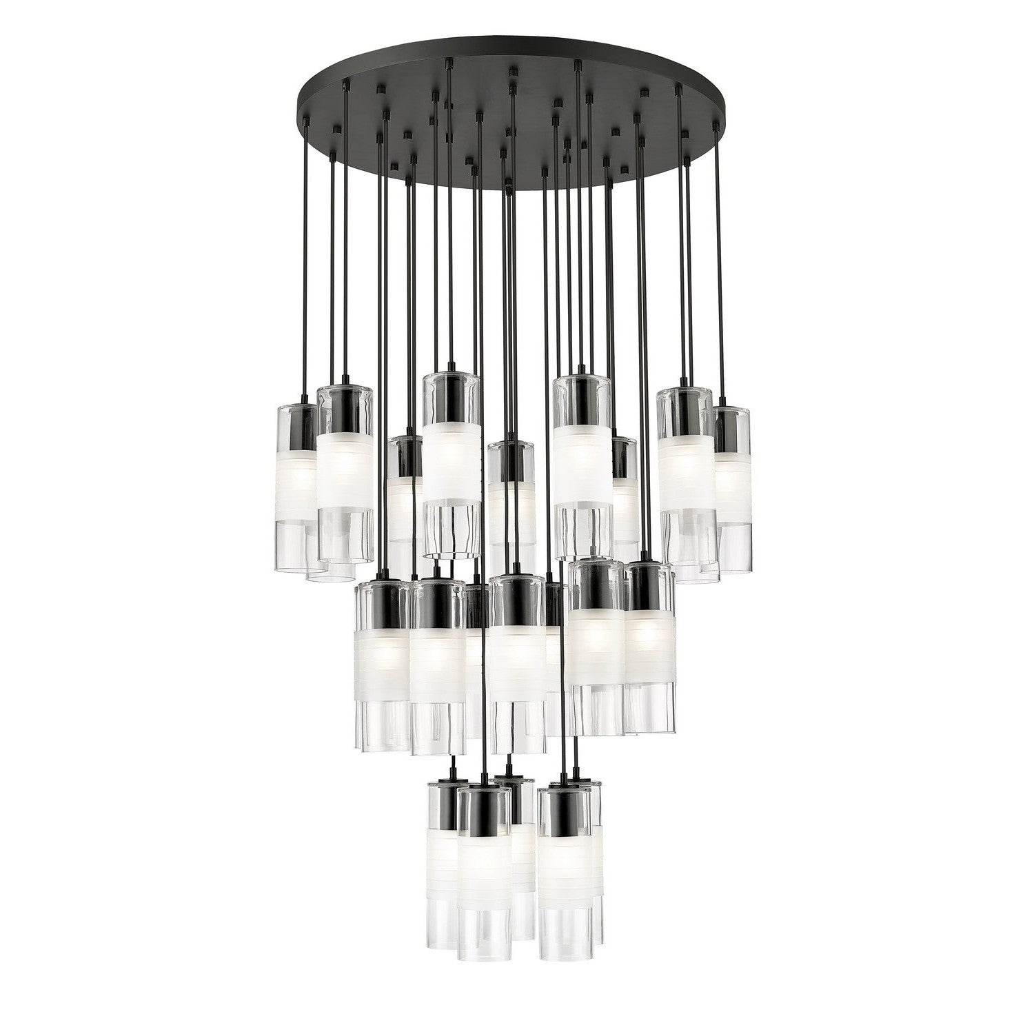 Z-Lite - 824P-27R-MB - 27 Light Chandelier - Alton - Matte Black