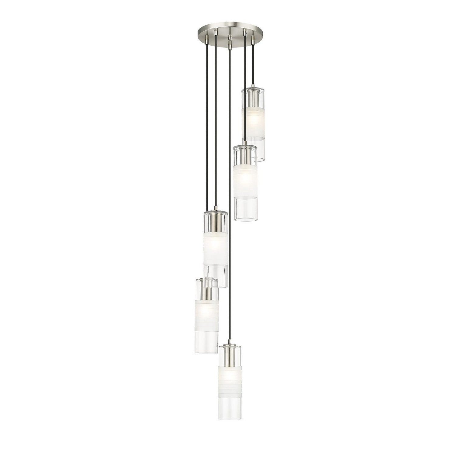 Z-Lite - 824P-5R-BN - Five Light Chandelier - Alton - Brushed Nickel