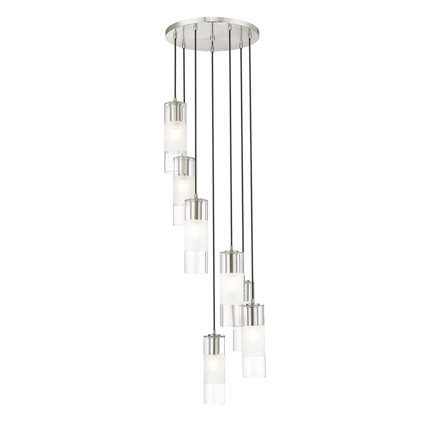 Z-Lite - 824P-7R-BN - Seven Light Chandelier - Alton - Brushed Nickel