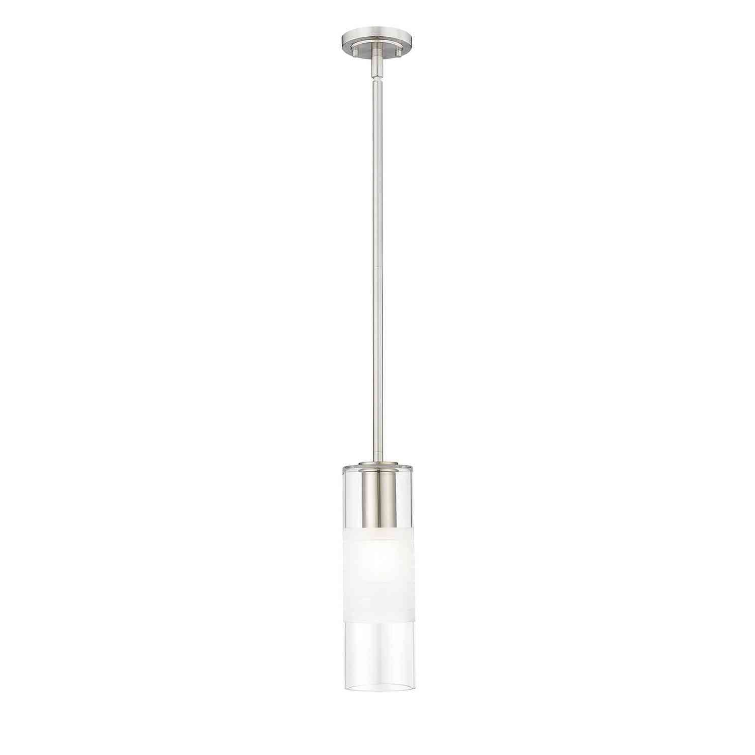 Z-Lite - 824P-ROD-BN - One Light Pendant - Alton - Brushed Nickel