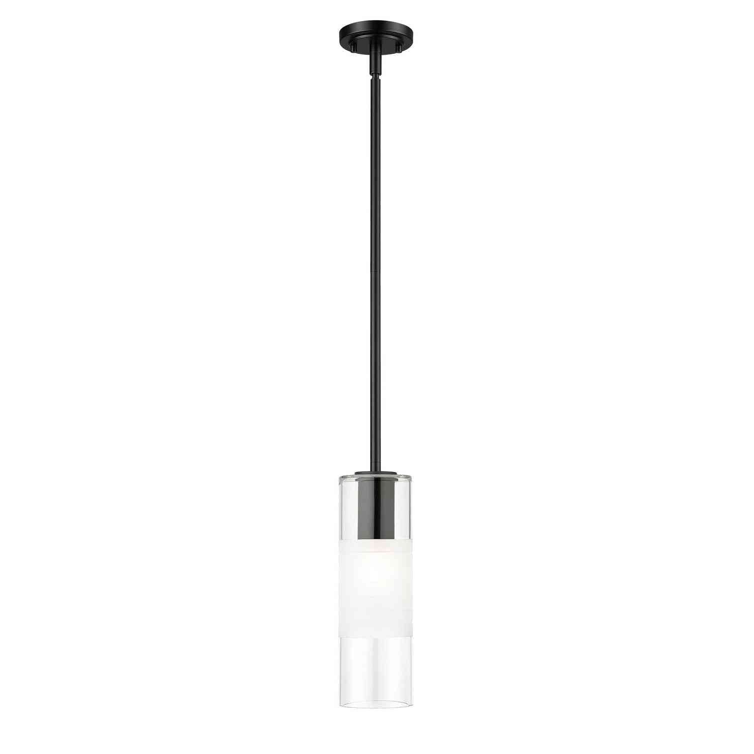 Z-Lite - 824P-ROD-MB - One Light Pendant - Alton - Matte Black
