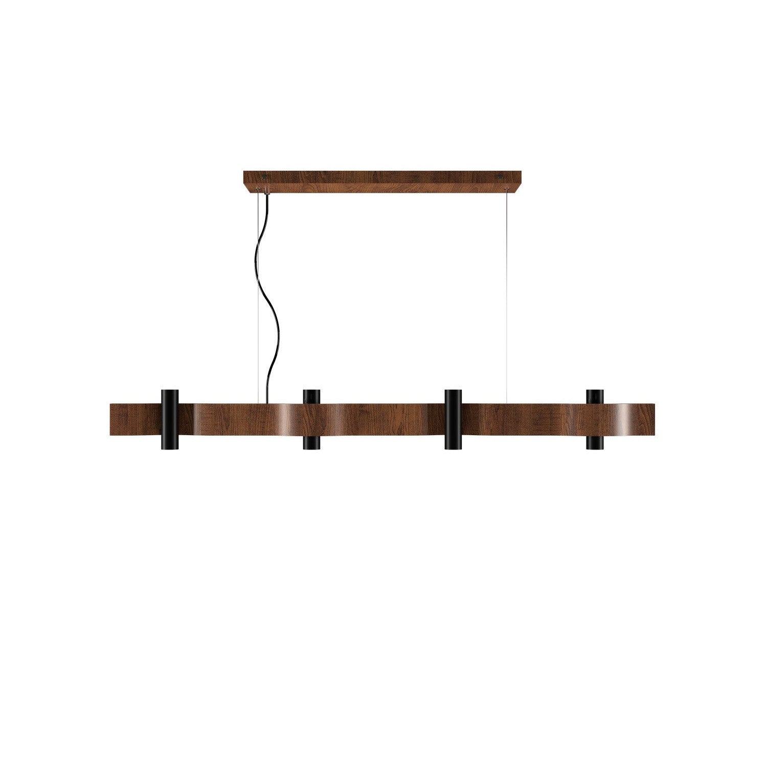 Accord Lighting - 1500.06 - 14 Light Pendant - Flow - Imbuia