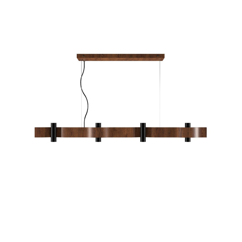 Accord Lighting - 1500.06 - 14 Light Pendant - Flow - Imbuia