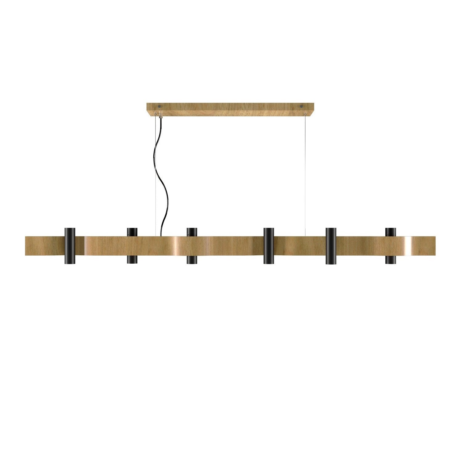 Accord Lighting - 1501.09 - 16 Light Pendant - Flow - Louro Freijo