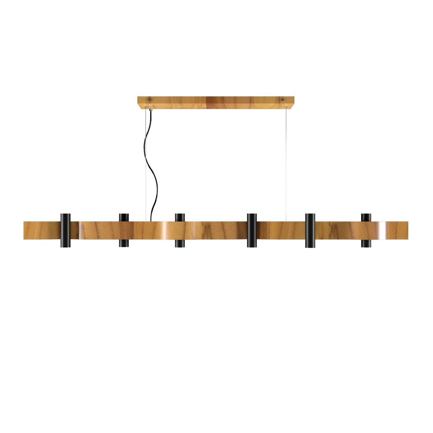 Accord Lighting - 1501.12 - 16 Light Pendant - Flow - Teak
