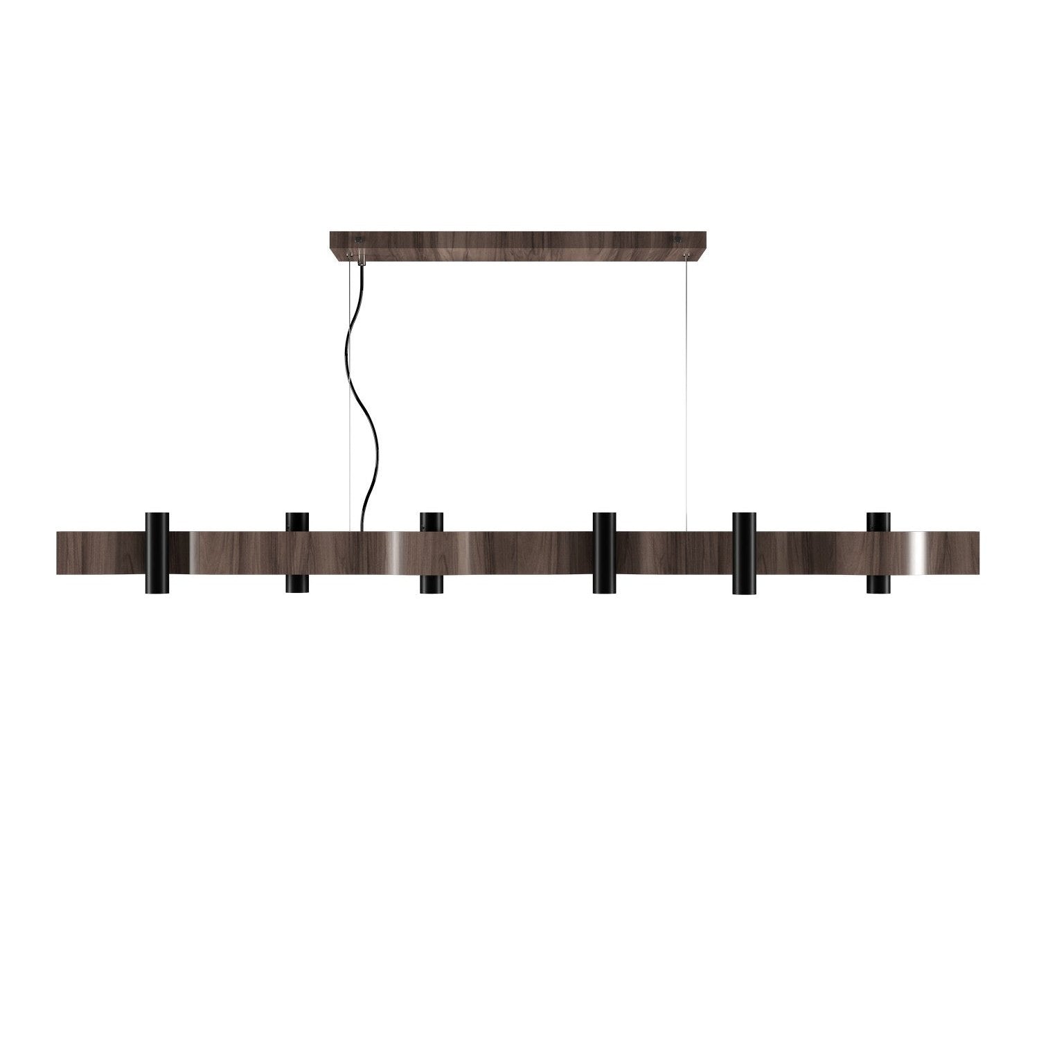 Accord Lighting - 1501.18 - 16 Light Pendant - Flow - American Walnut