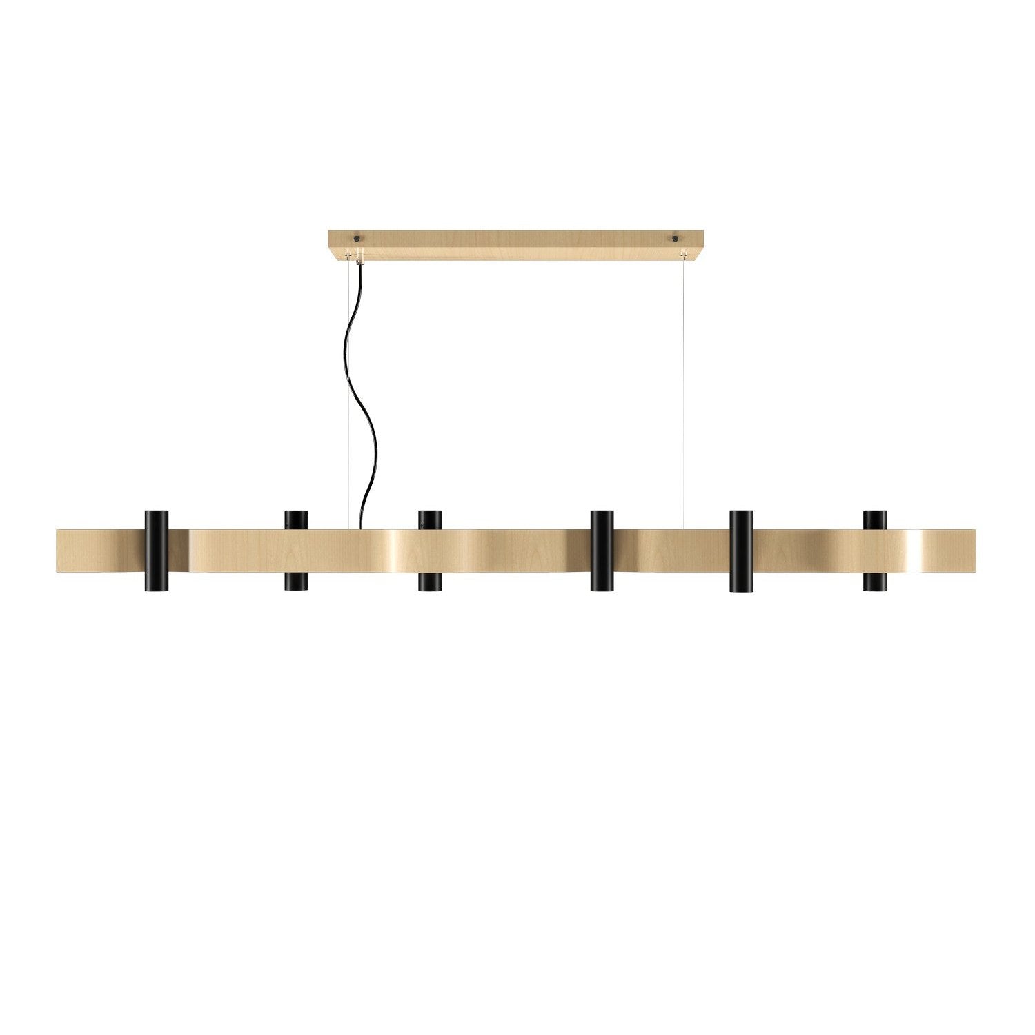 Accord Lighting - 1501.34 - 16 Light Pendant - Flow - Maple