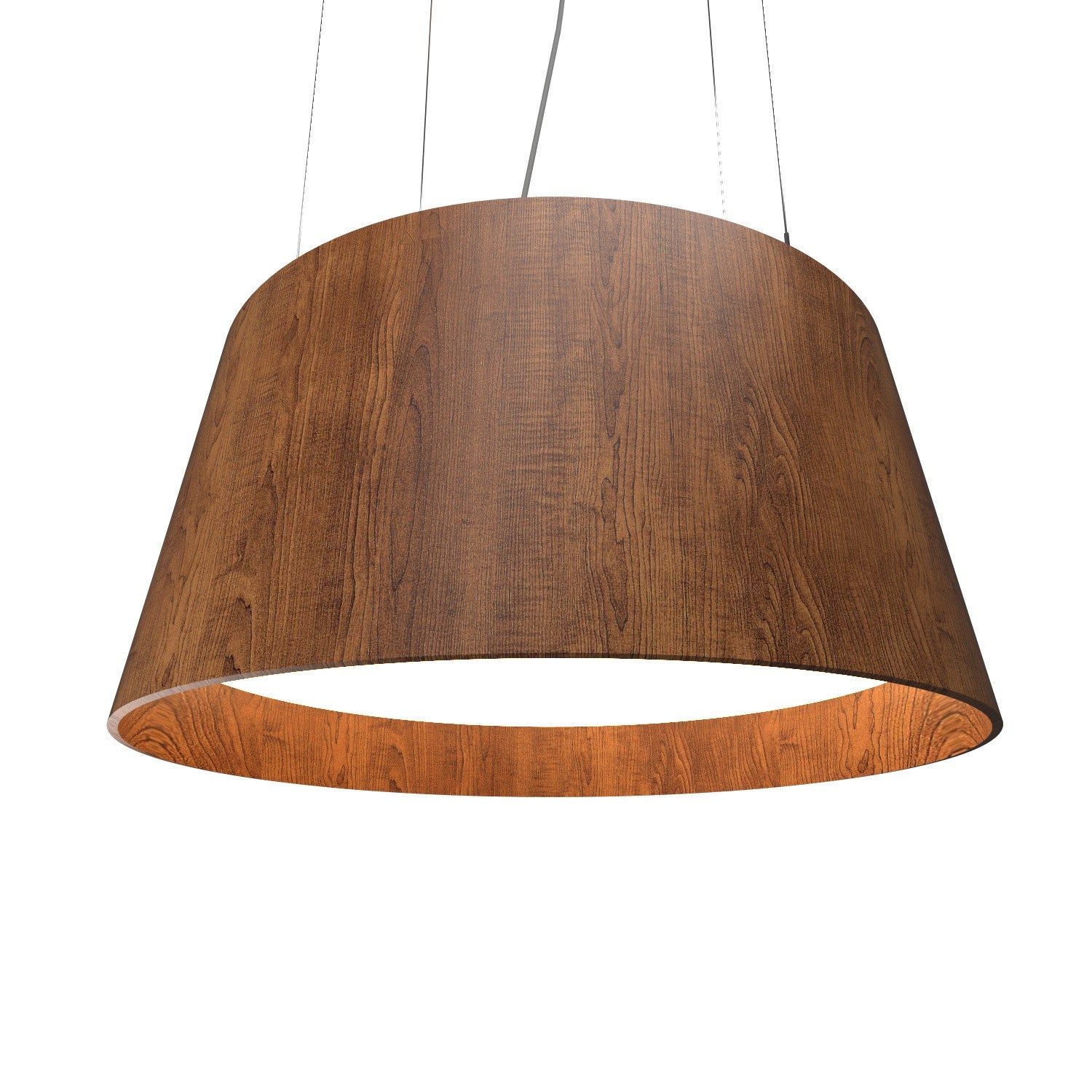 Accord Lighting - 255LED.06 - LED Pendant - Conical - Imbuia