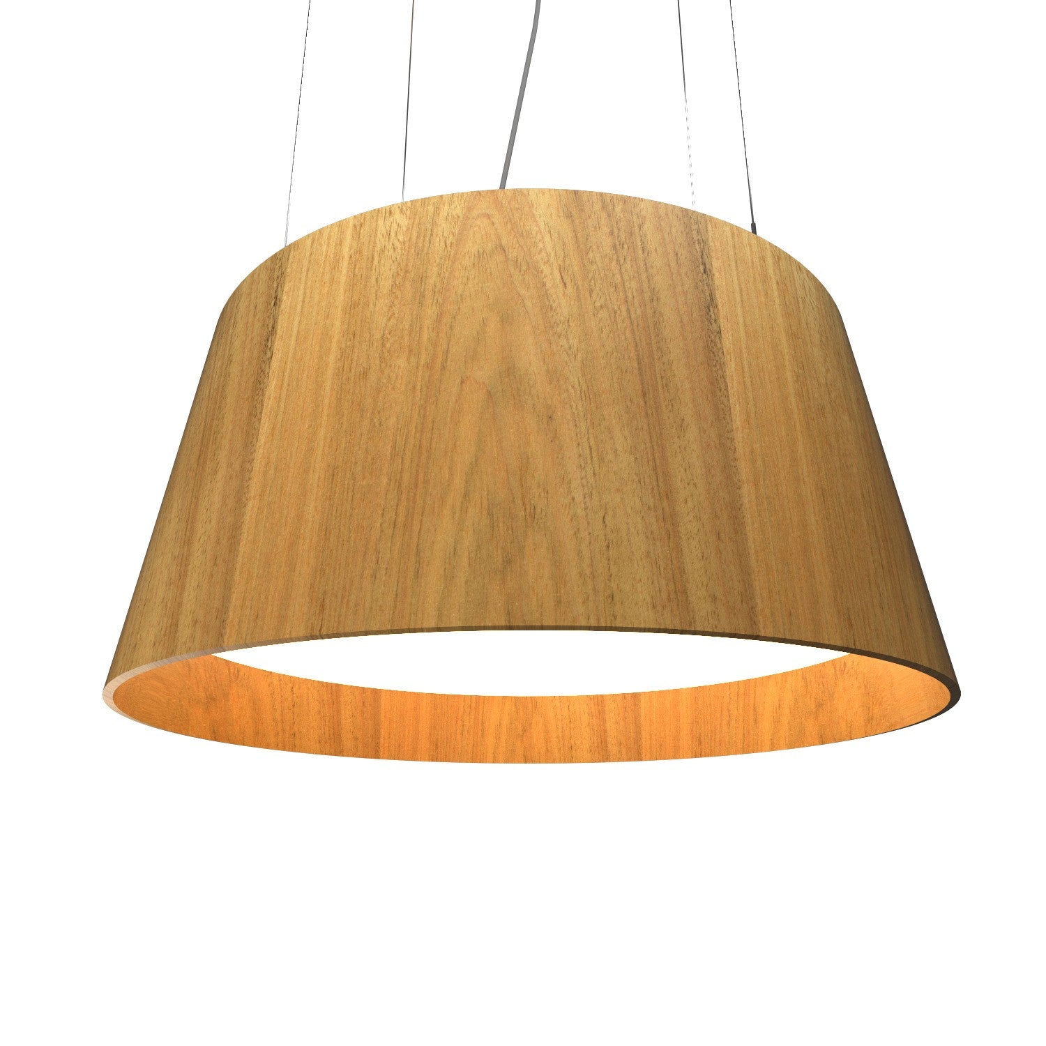 Accord Lighting - 255LED.09 - LED Pendant - Conical - Louro Freijo