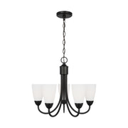 Generation Lighting - 3120205-112 - Five Light Chandelier - Seville - Midnight Black