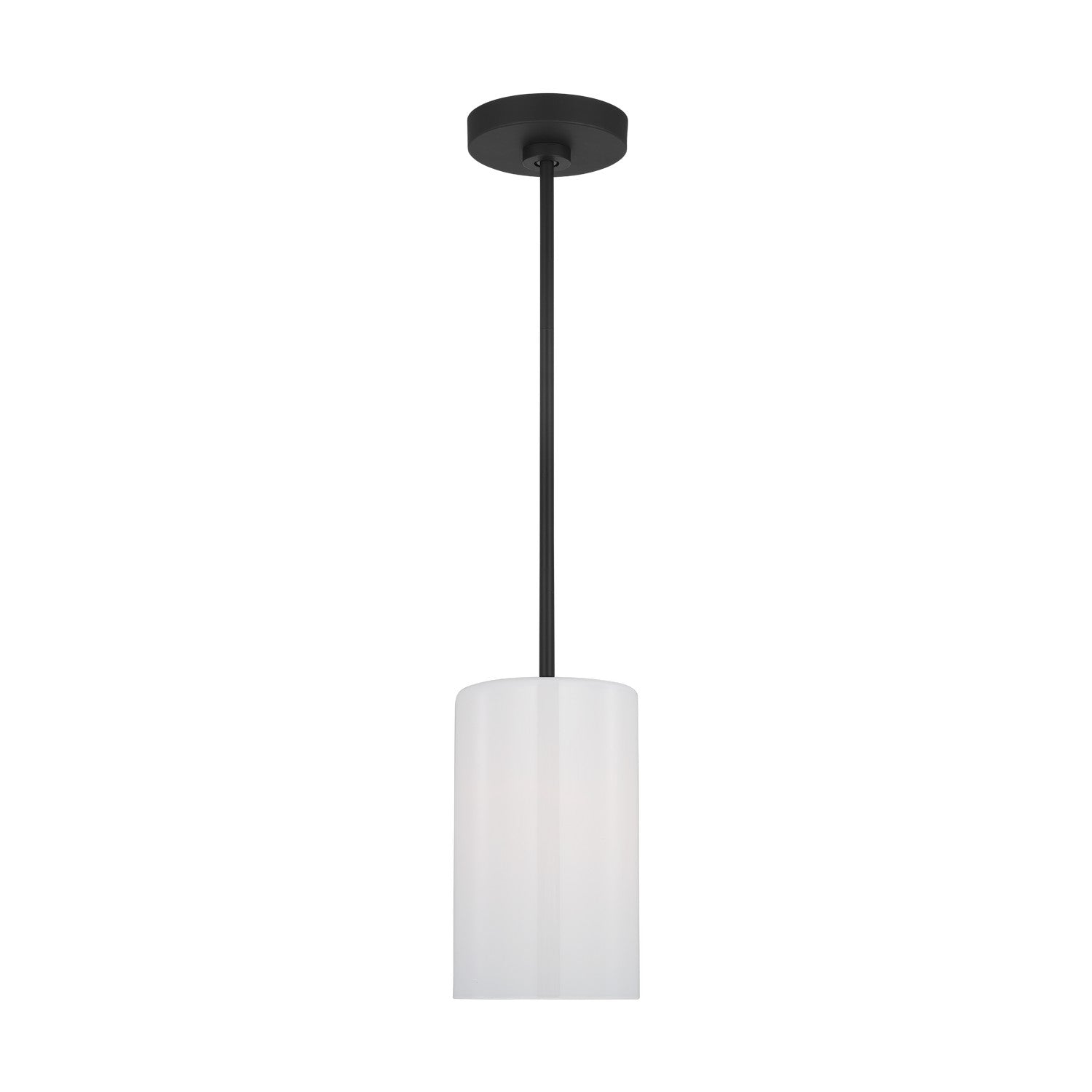 Generation Lighting - GLP1001MBK - One Light Mini Pendant - Rhett - Midnight Black