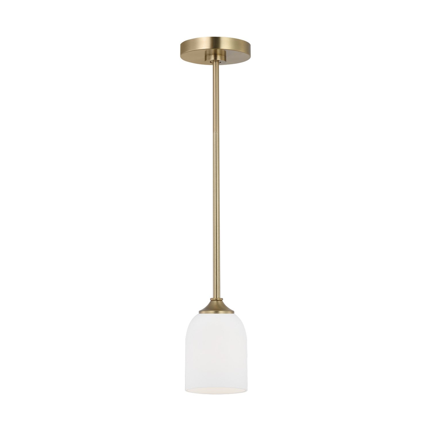 Generation Lighting - GLP1021SB - One Light Mini Pendant - Emile - Satin Bronze