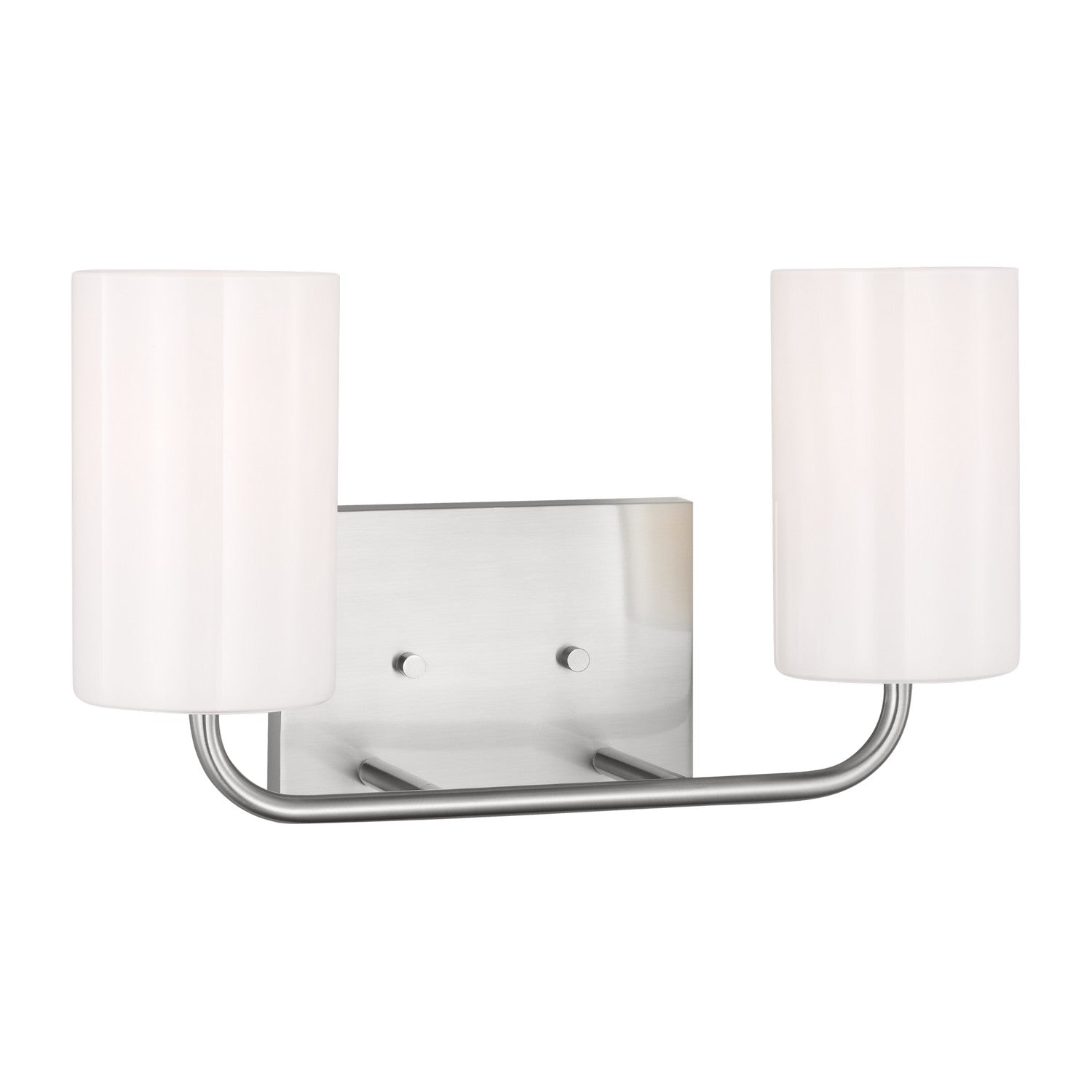 Generation Lighting - GLV1002BS - Two Light Vanity - Rhett - Brushed Steel