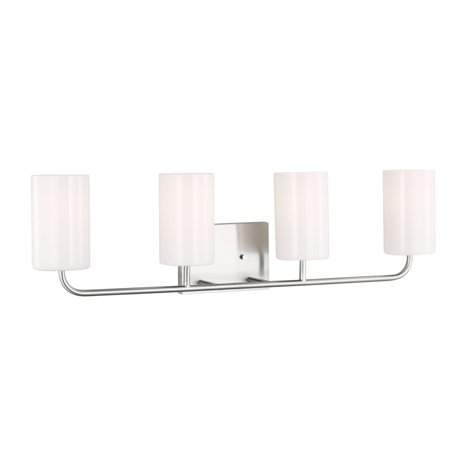 Generation Lighting - GLV1004BS - Four Light Vanity - Rhett - Brushed Steel