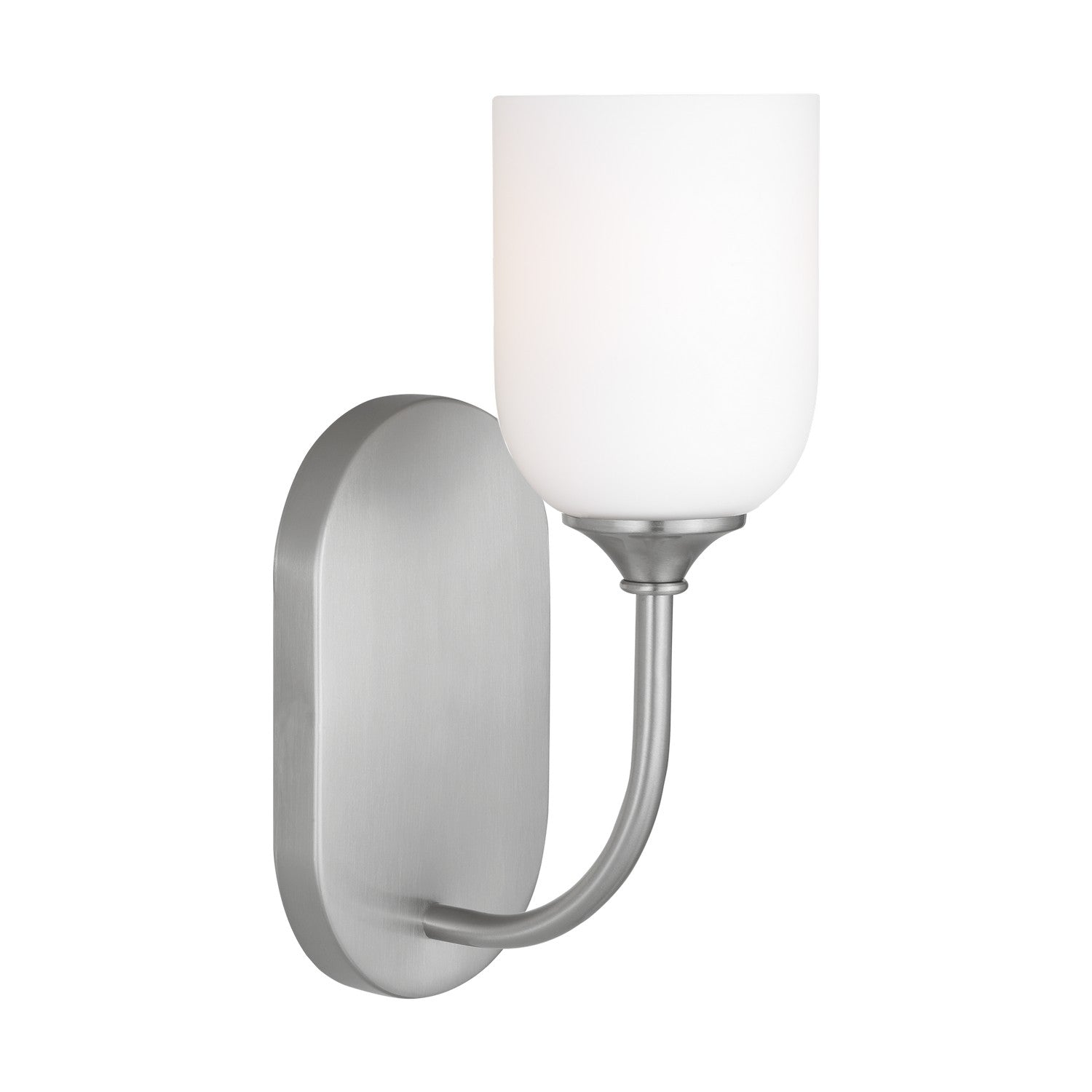 Generation Lighting - GLV1021BS - One Light Vanity - Emile - Brushed Steel