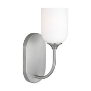 Generation Lighting - GLV1021BS - One Light Vanity - Emile - Brushed Steel
