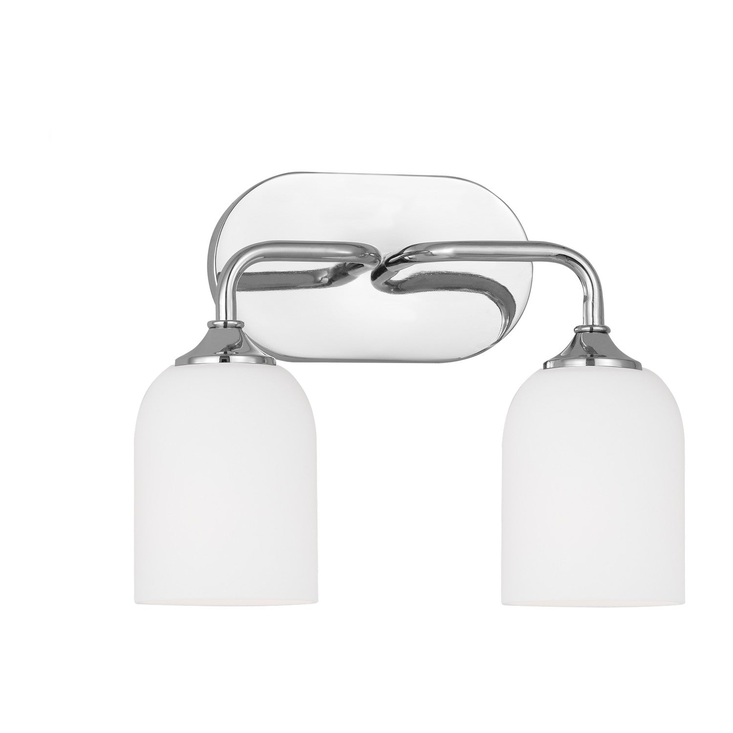 Generation Lighting - GLV1022CH - Two Light Vanity - Emile - Chrome