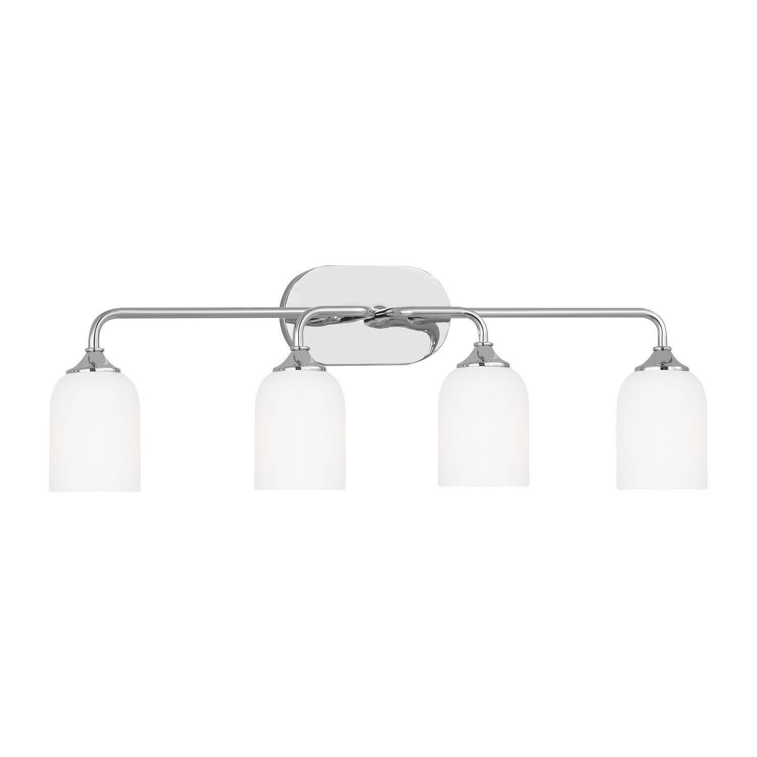 Generation Lighting - GLV1024CH - Four Light Vanity - Emile - Chrome