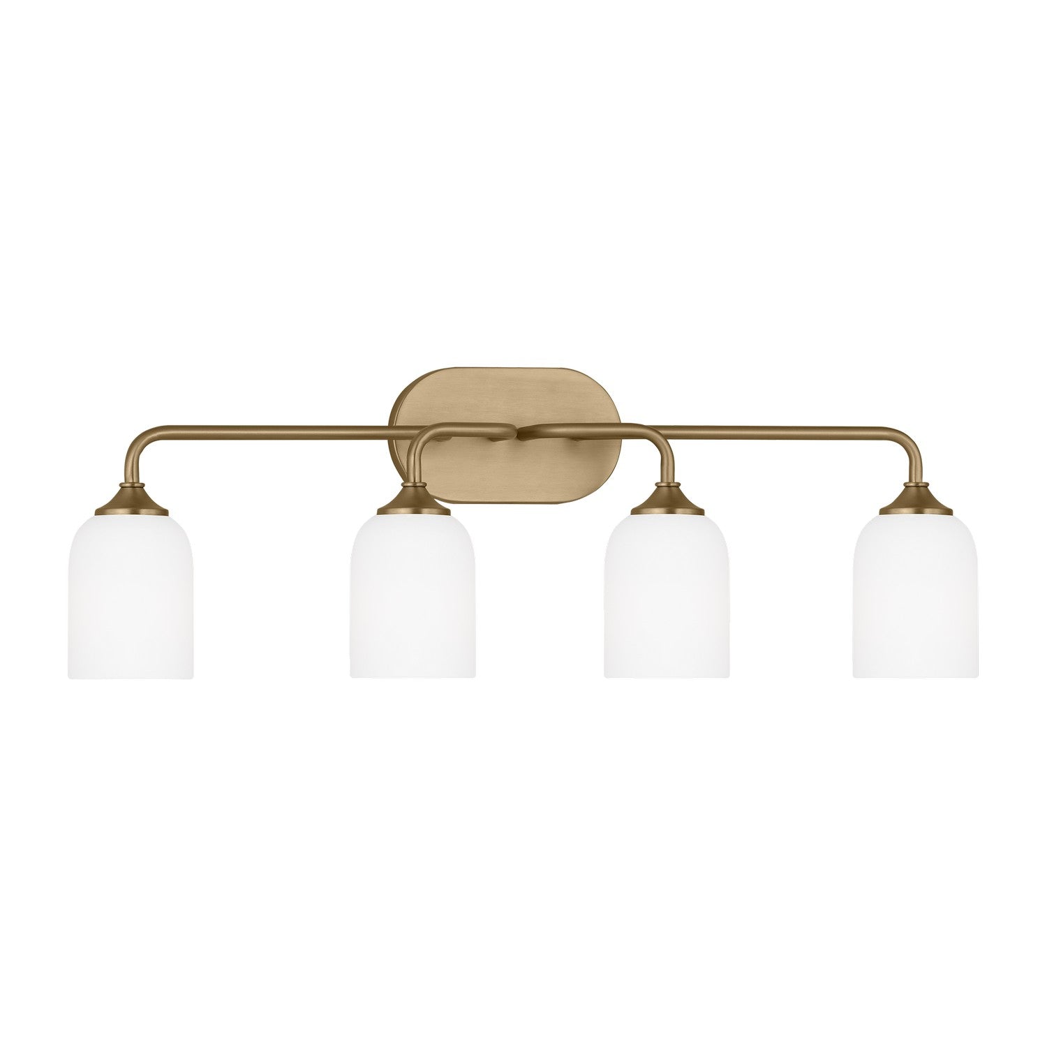 Generation Lighting - GLV1024SB - Four Light Vanity - Emile - Satin Bronze