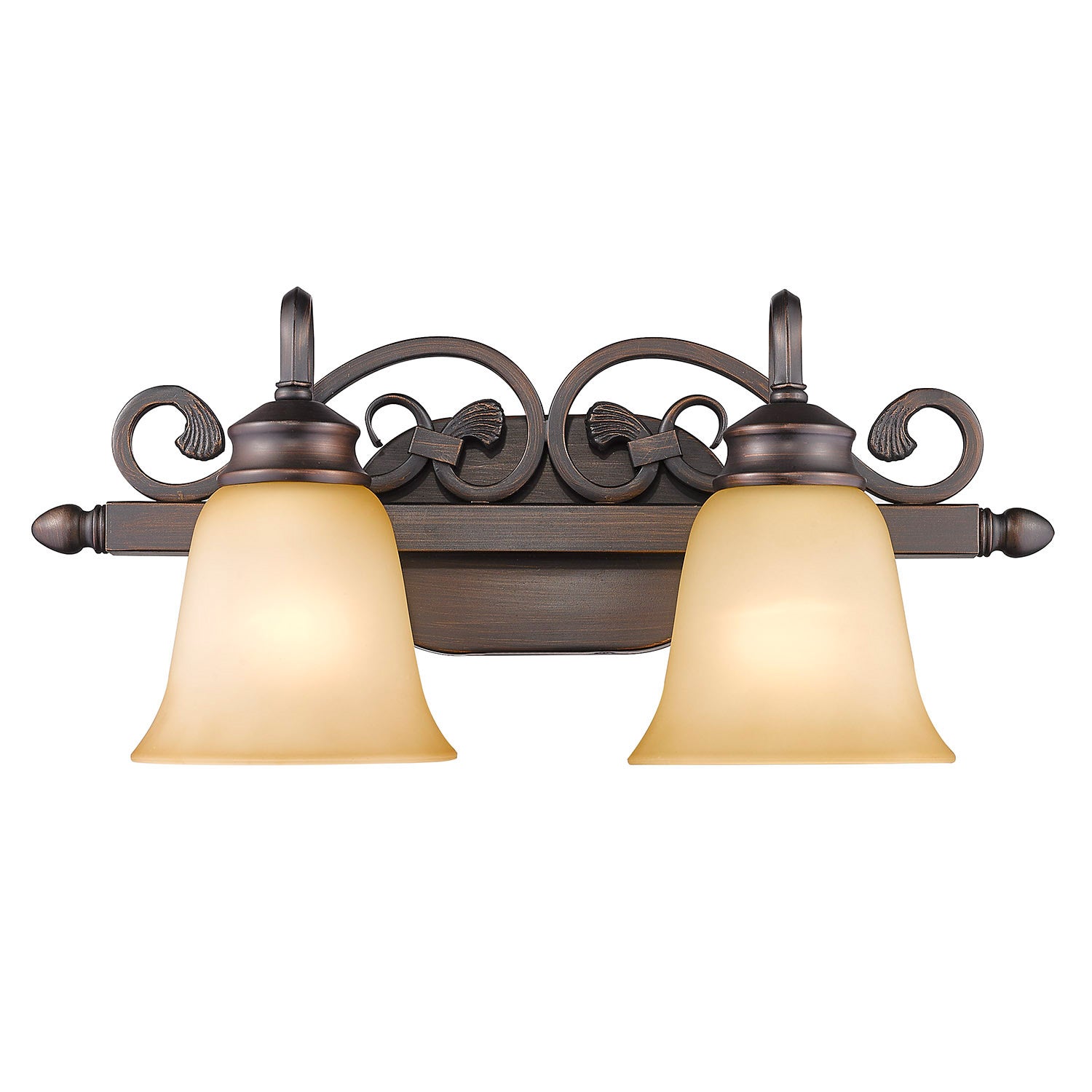 Golden - 4074-2 RBZ - Two Light Vanity - Belle Meade - Rubbed Bronze