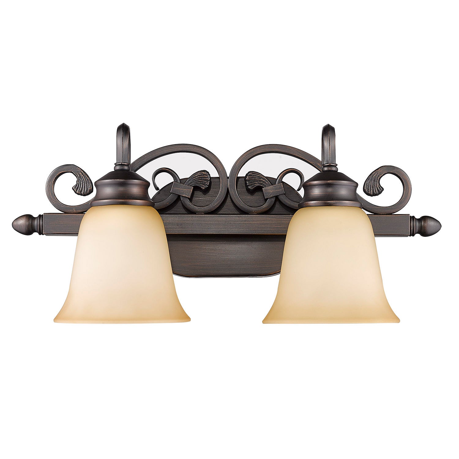 Golden - 4074-2 RBZ - Two Light Vanity - Belle Meade - Rubbed Bronze