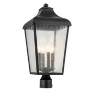 Kichler - 49739BKT - Four Light Outdoor Post Mount - Forestdale - Textured Black