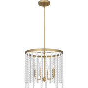Quoizel - APE2816AB - Four Light Pendant - Apelle - Aged Brass