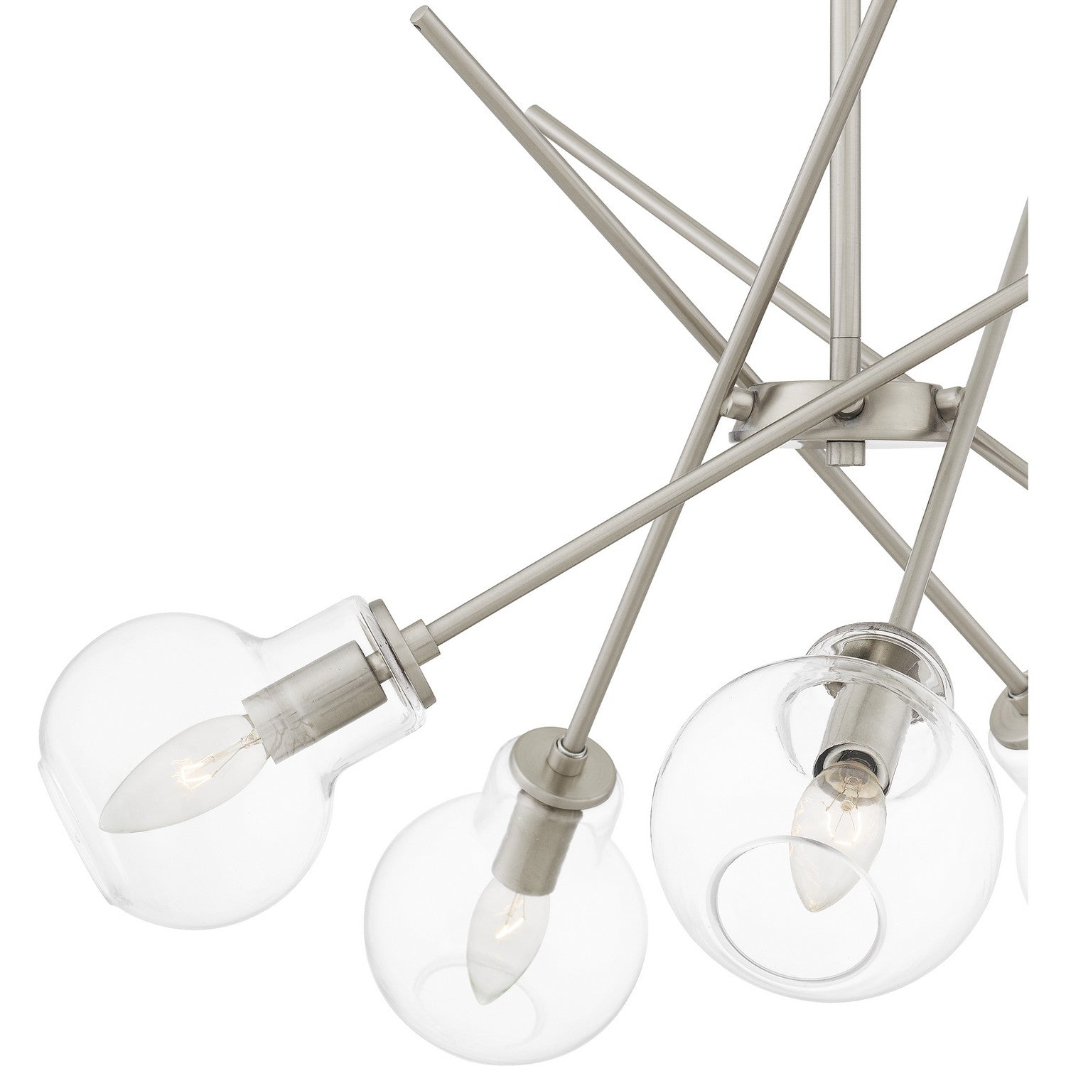 Quoizel - ASA5026BN - Five Light Chandelier - Asha - Brushed Nickel