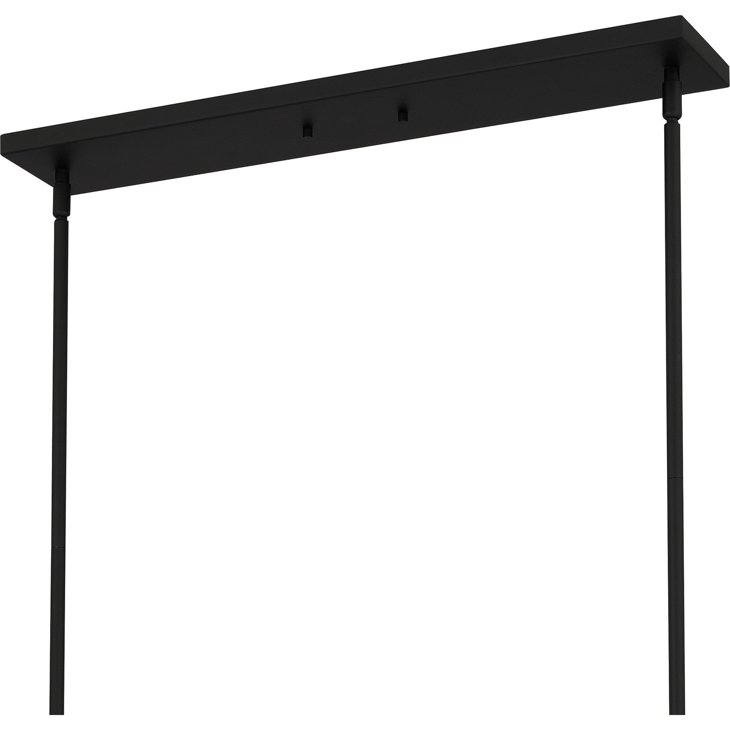 Quoizel - ATK440MBK - Four Light Linear Chandelier - Atkins - Matte Black