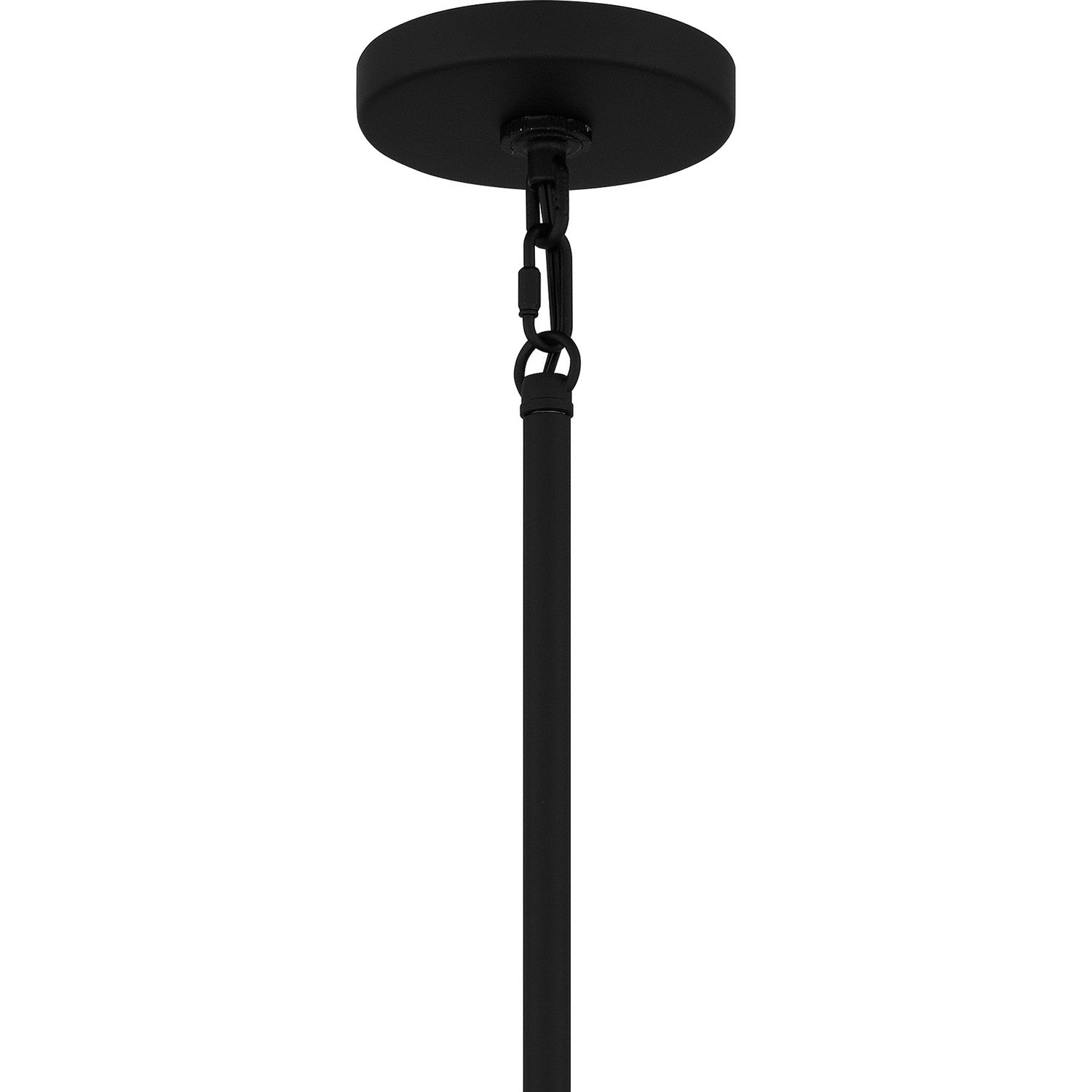Quoizel - ATK5027MBK - Four Light Chandelier - Atkins - Matte Black