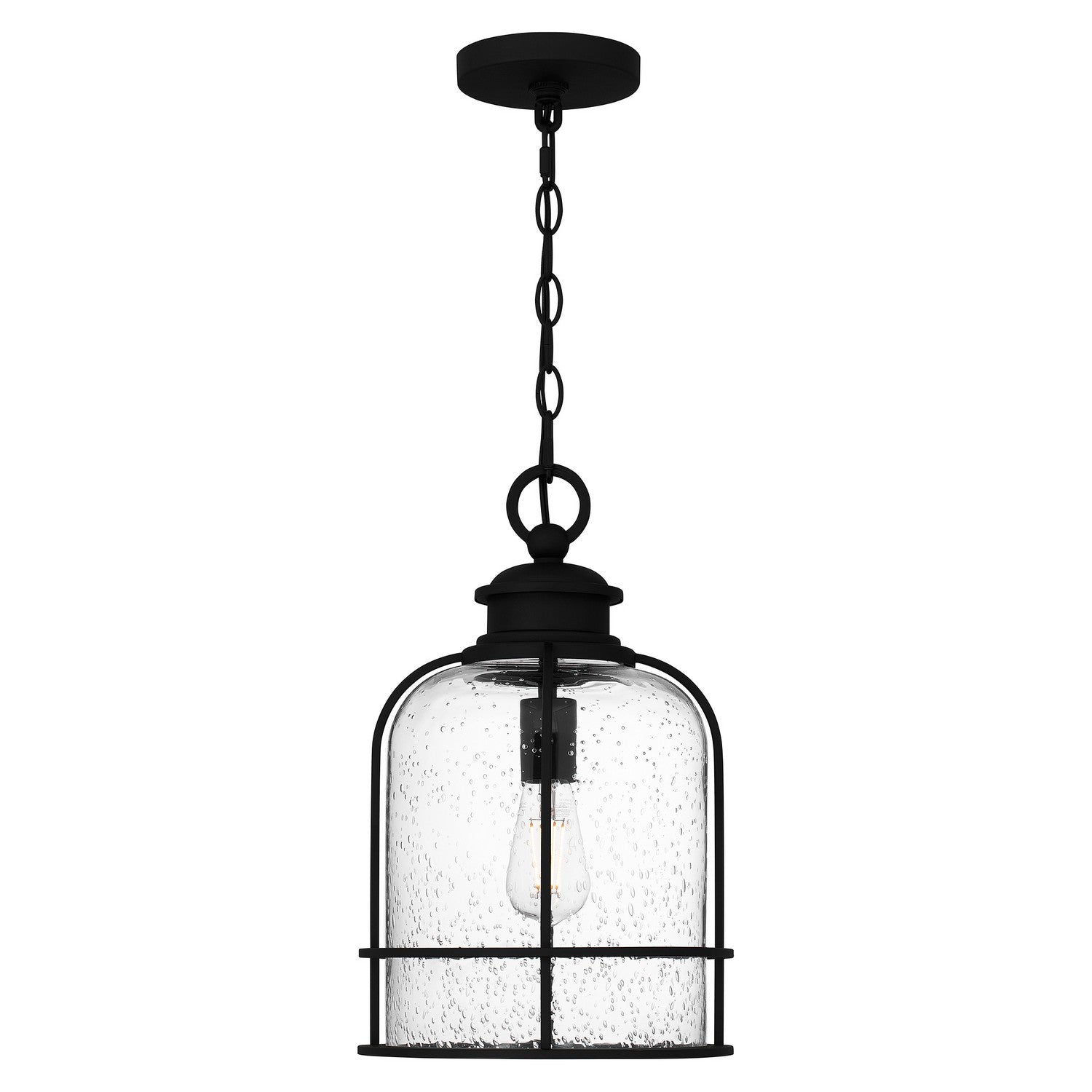 Quoizel - BWE1510EK - One Light Mini Pendant - Bowles - Earth Black