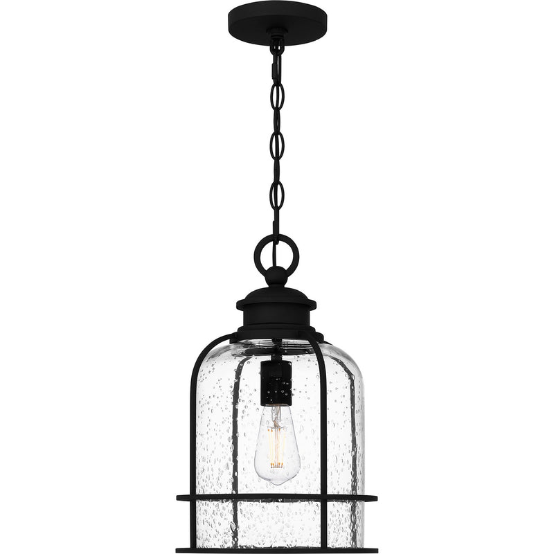 Quoizel - BWE1510EK - One Light Mini Pendant - Bowles - Earth Black
