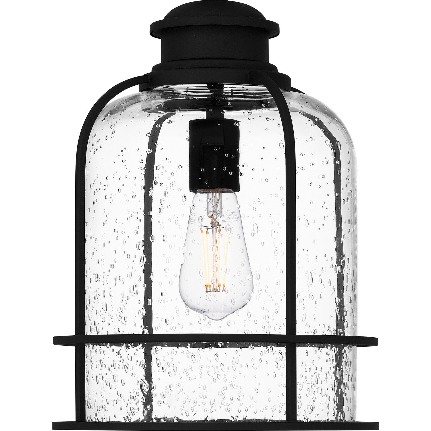 Quoizel - BWE1910EK - One Light Outdoor Hanging Lantern - Bowles - Earth Black