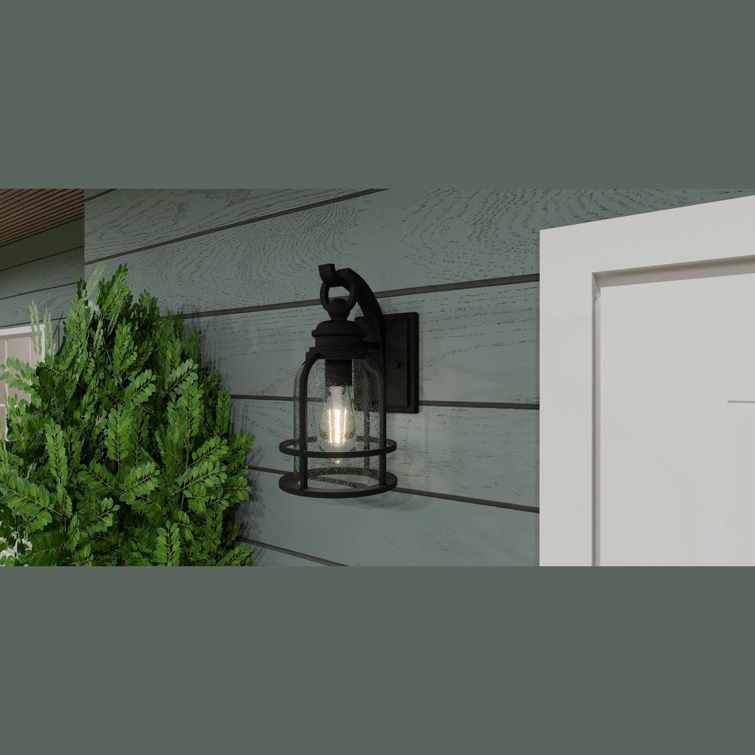 Quoizel - BWE8406EK - One Light Outdoor Wall Mount - Bowles - Earth Black