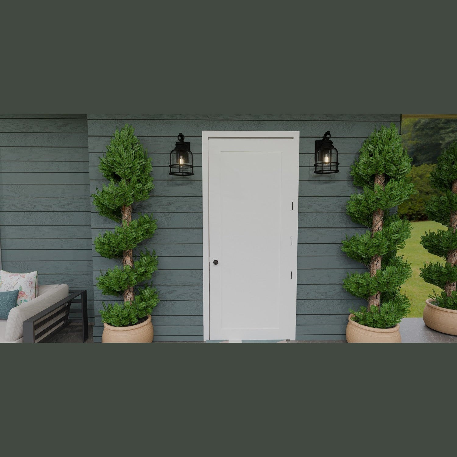 Quoizel - BWE8408EK - One Light Outdoor Wall Mount - Bowles - Earth Black