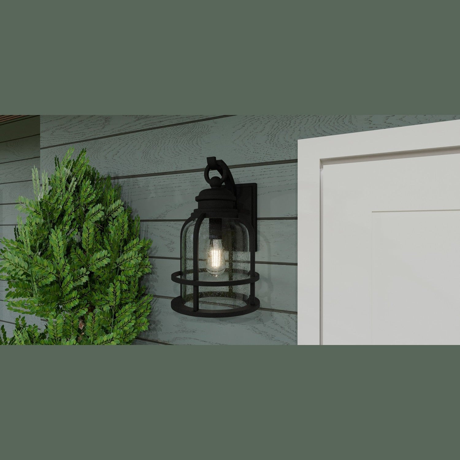 Quoizel - BWE8408EK - One Light Outdoor Wall Mount - Bowles - Earth Black