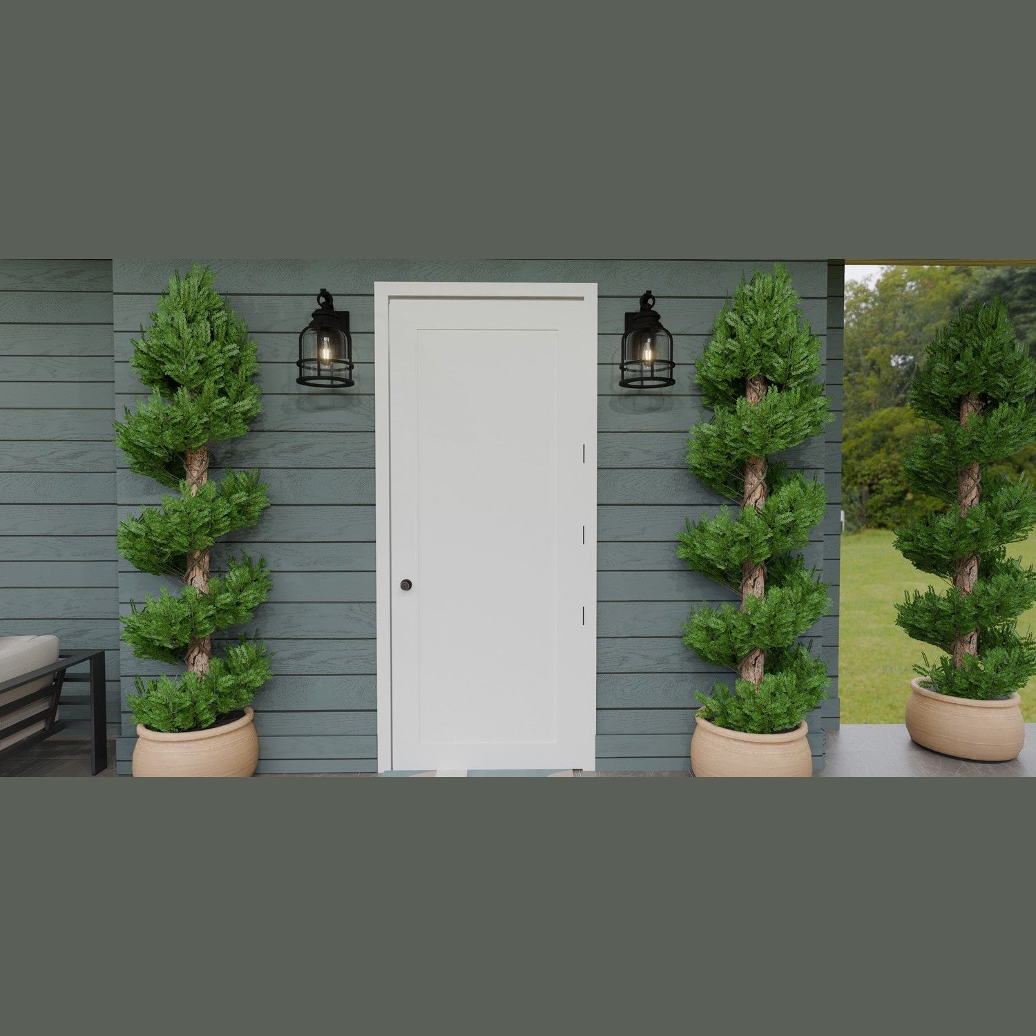 Quoizel - BWE8410EK - One Light Outdoor Wall Mount - Bowles - Earth Black