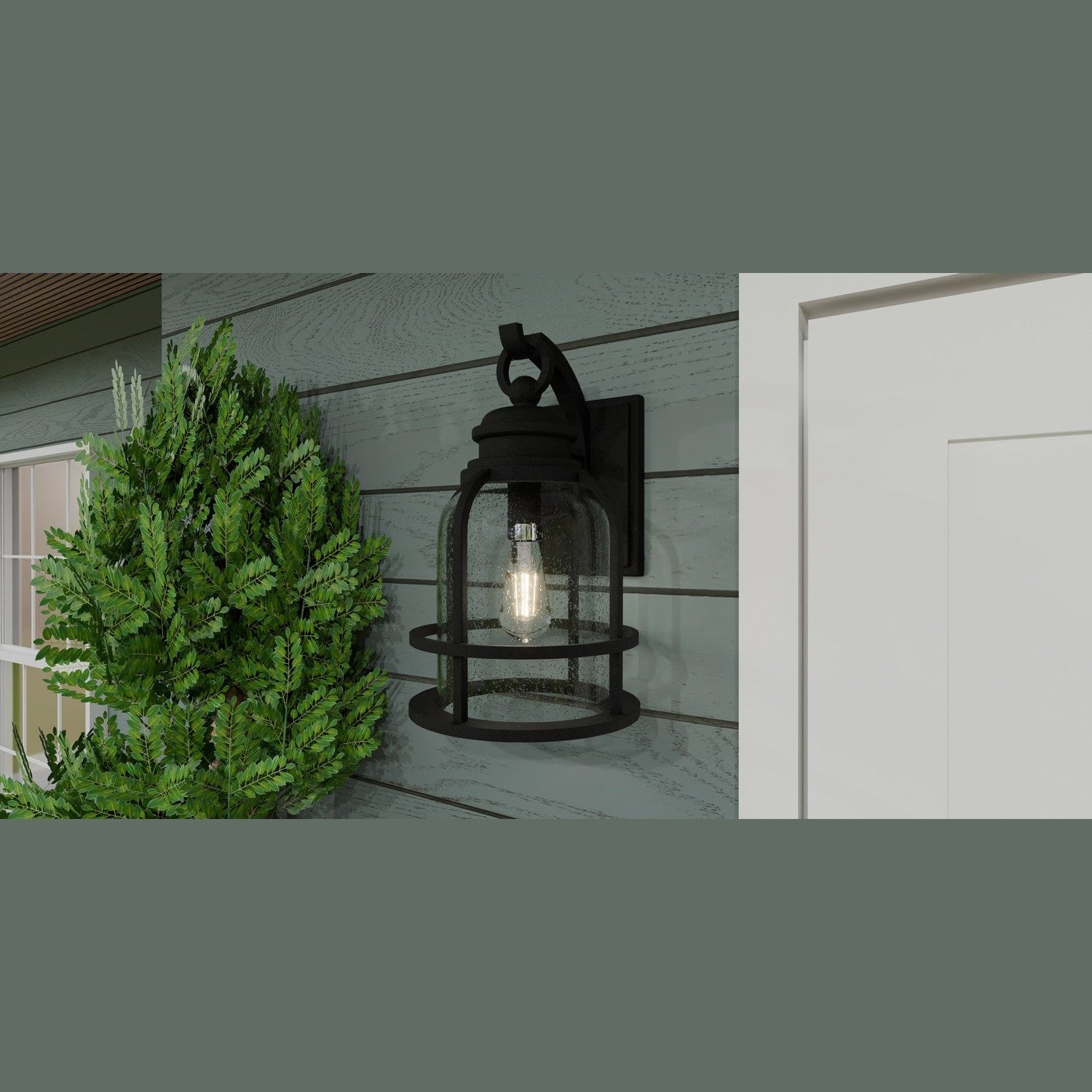 Quoizel - BWE8410EK - One Light Outdoor Wall Mount - Bowles - Earth Black