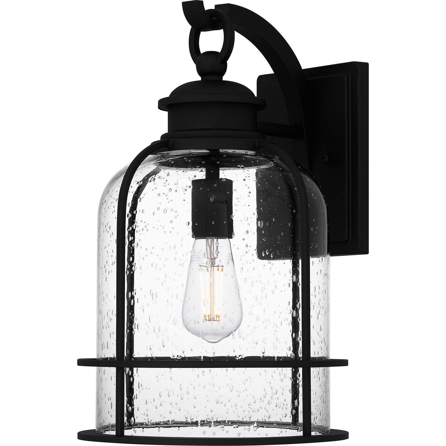 Quoizel - BWE8410EK - One Light Outdoor Wall Mount - Bowles - Earth Black