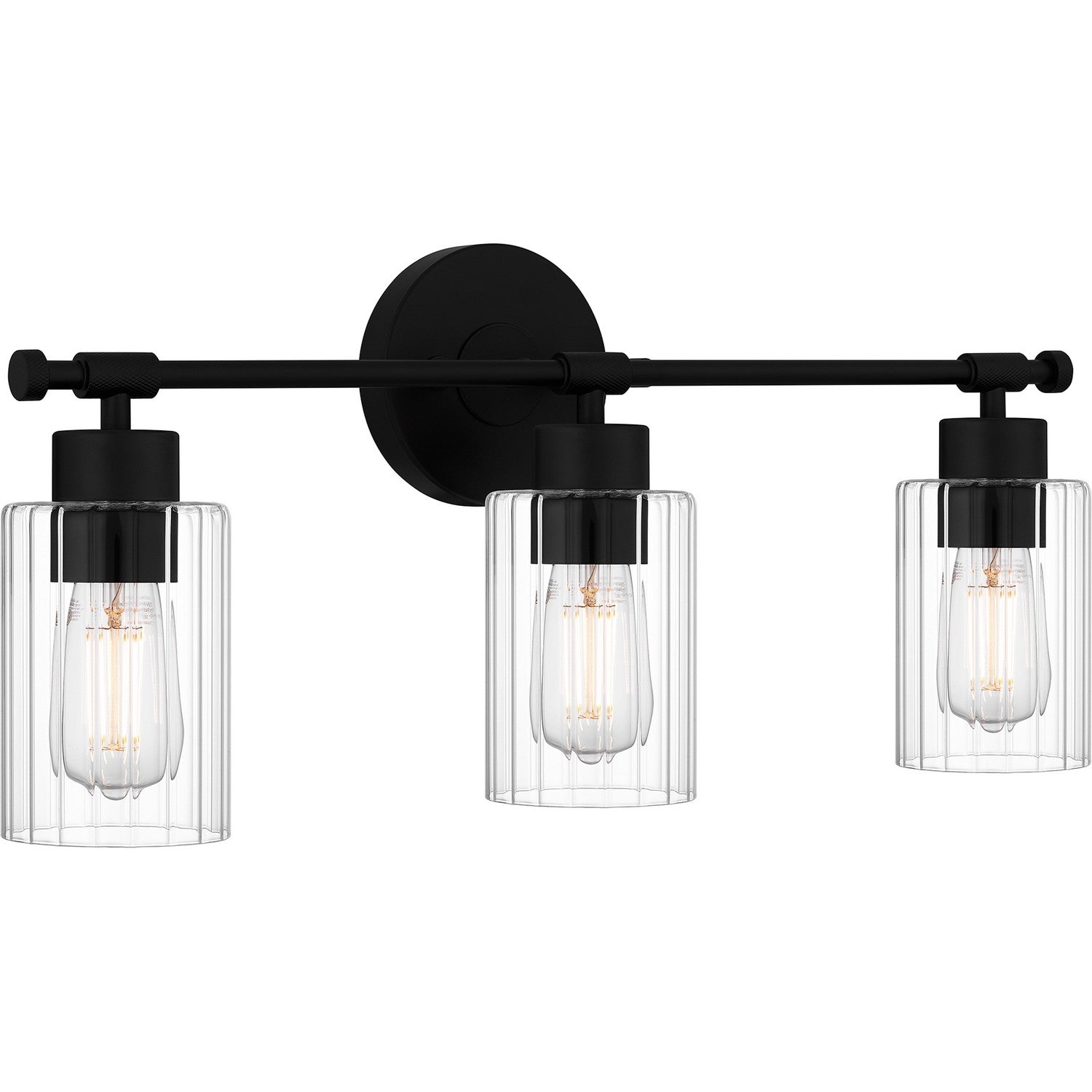 Quoizel - CAP8623MBK - Three Light Bath - Caputo - Matte Black