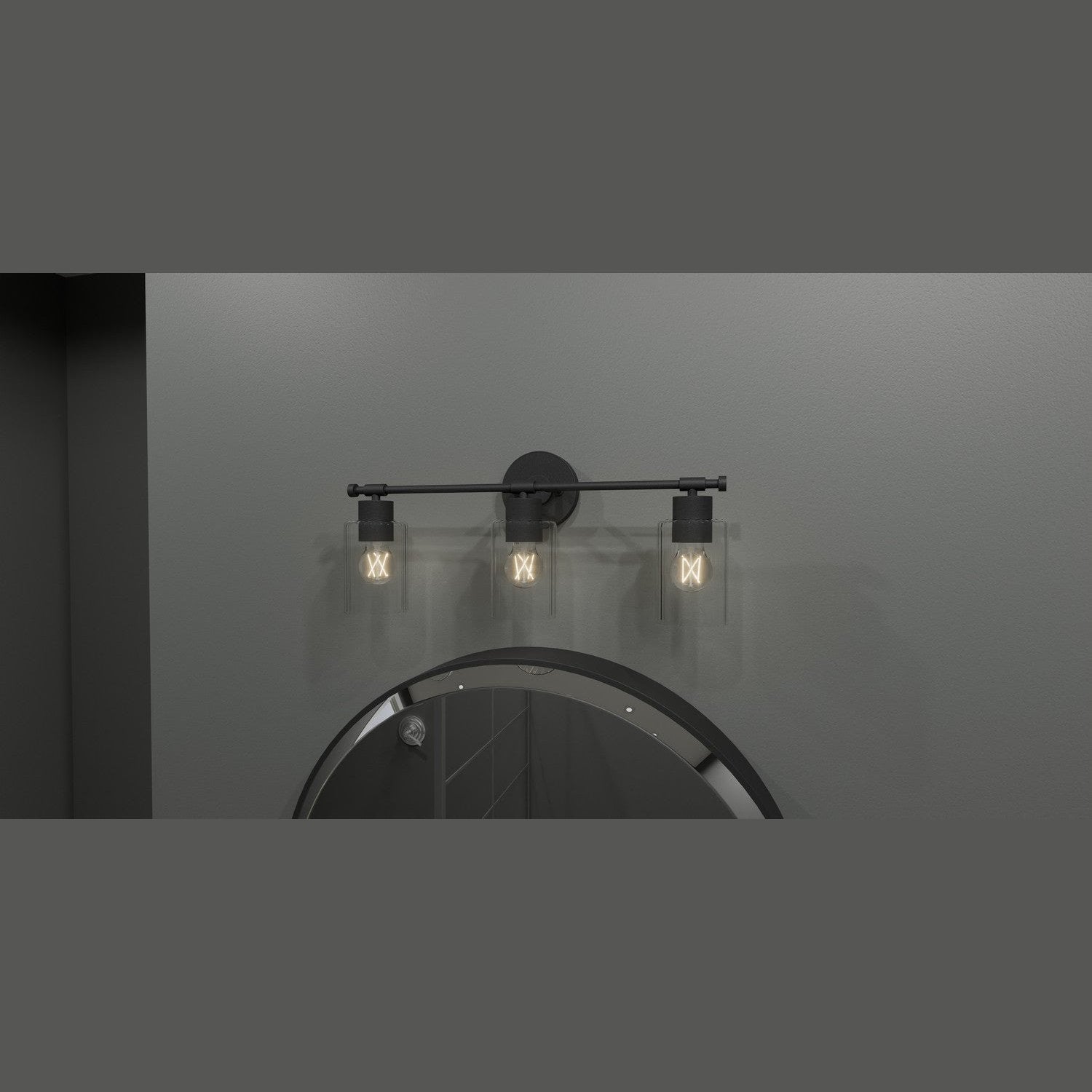 Quoizel - CAP8623MBK - Three Light Bath - Caputo - Matte Black