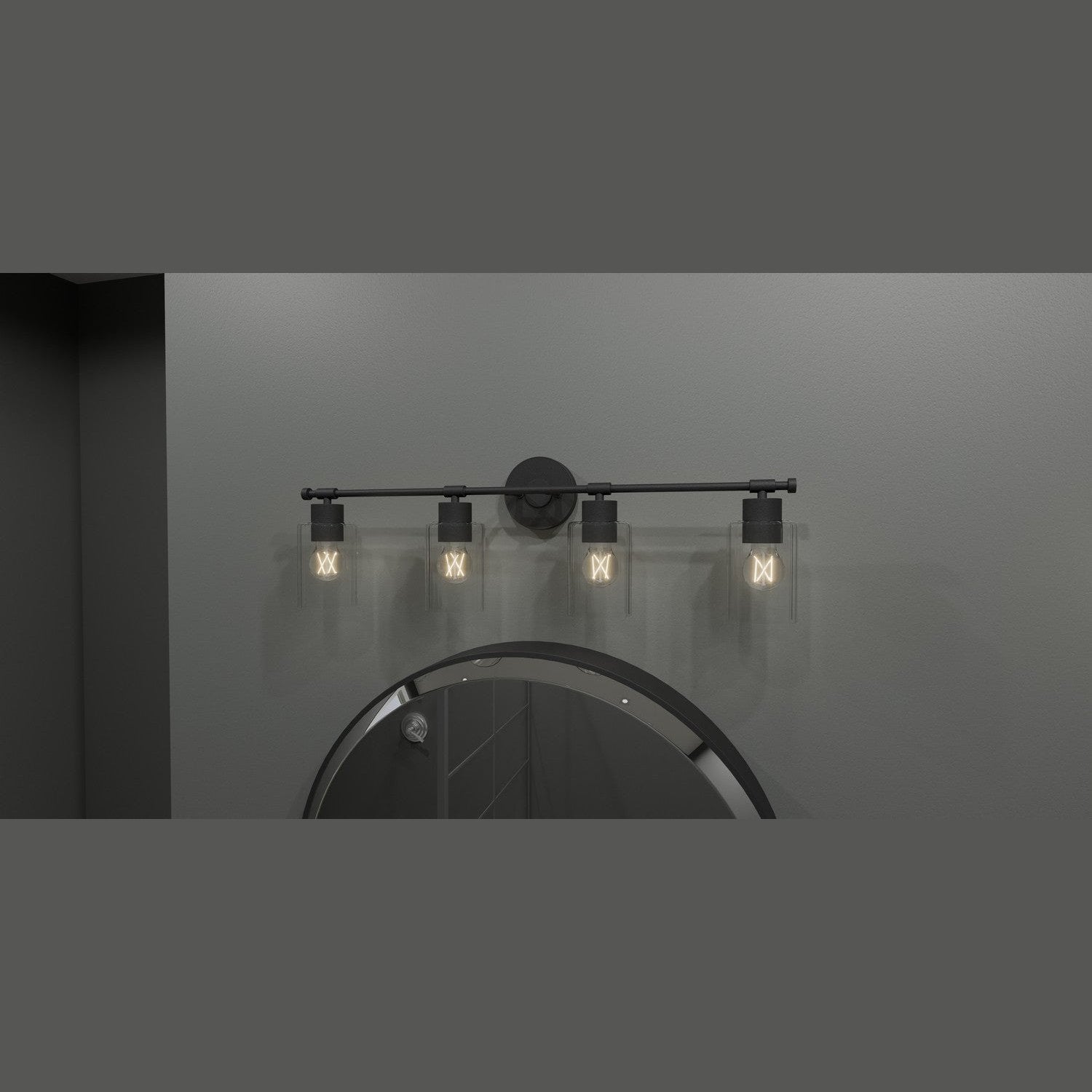 Quoizel - CAP8632MBK - Four Light Bath - Caputo - Matte Black