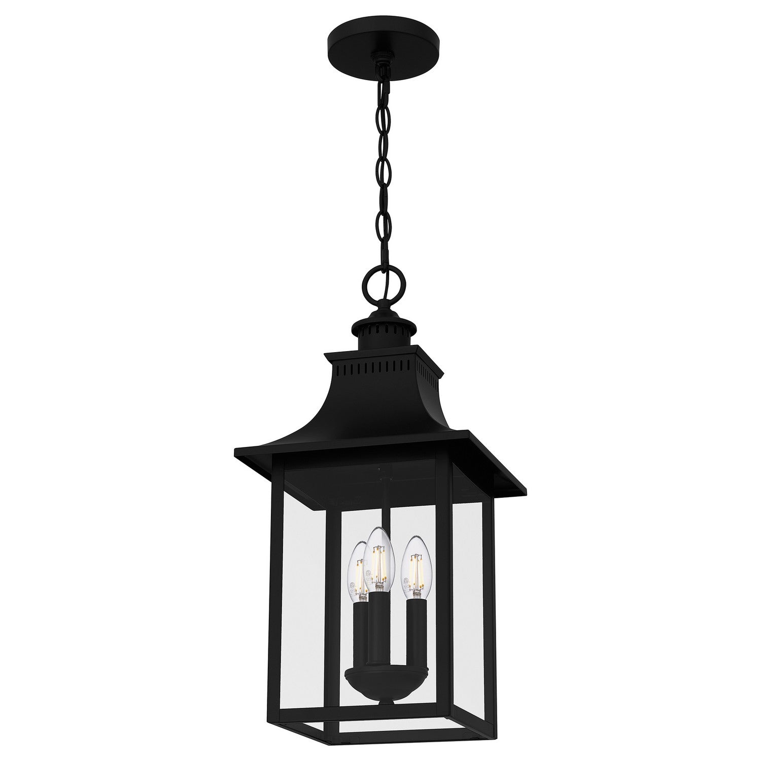 Quoizel - CCR1510K - Three Light Pendant - Chancellor - Mystic Black