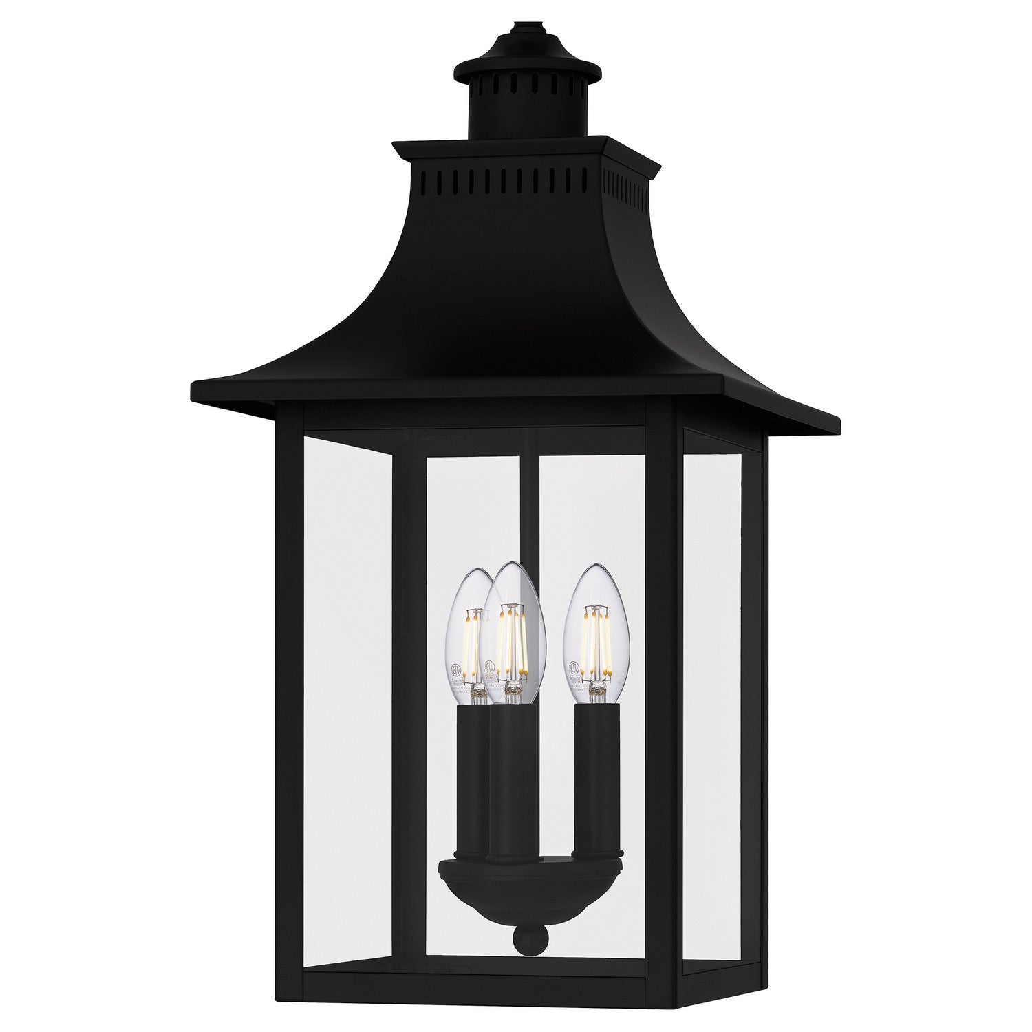 Quoizel - CCR1510K - Three Light Pendant - Chancellor - Mystic Black