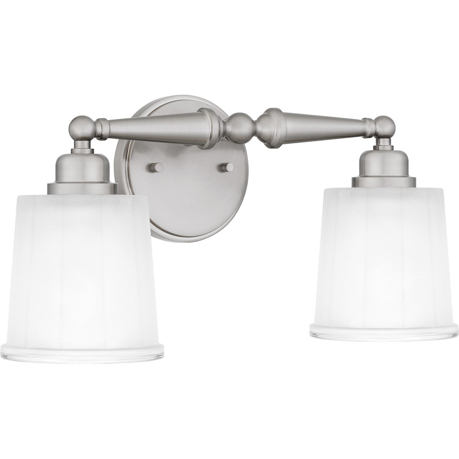 Quoizel - CEC8616BN - Two Light Bath - Cecilia - Brushed Nickel