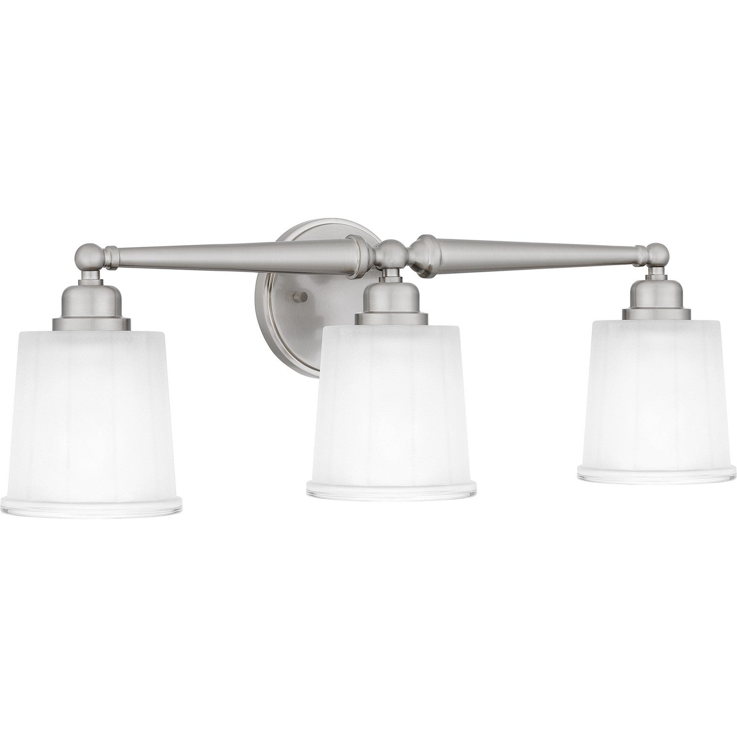 Quoizel - CEC8624BN - Three Light Bath - Cecilia - Brushed Nickel