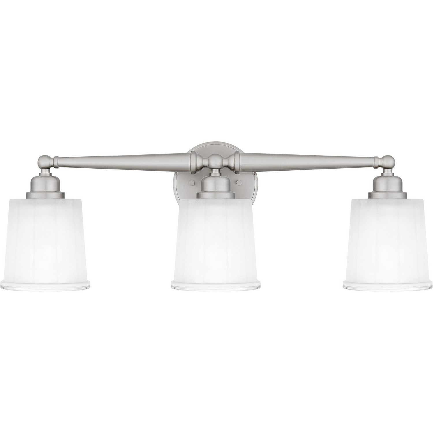 Quoizel - CEC8624BN - Three Light Bath - Cecilia - Brushed Nickel
